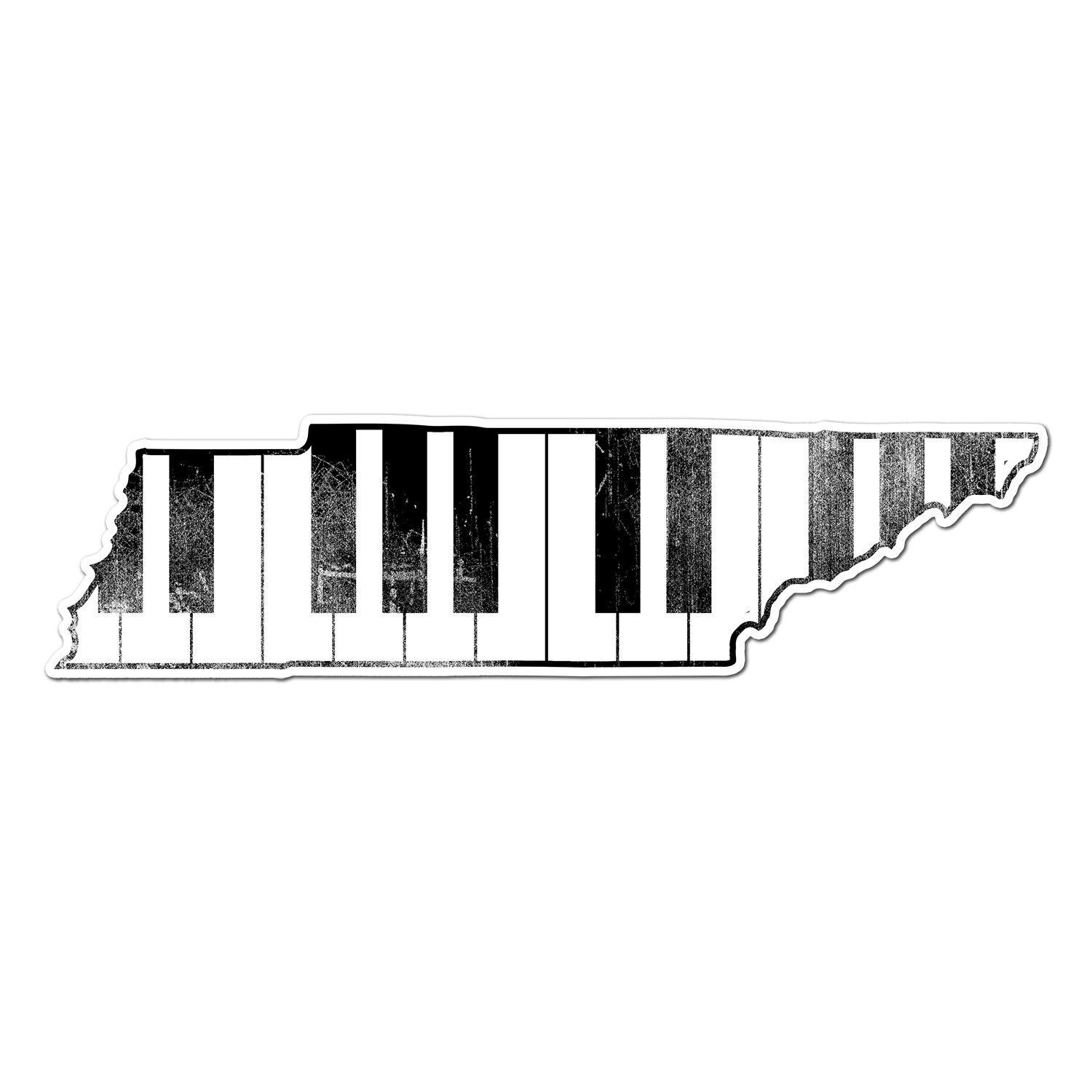 Tenn Keys Vinyl Sticker